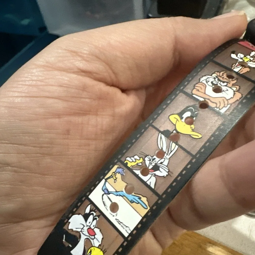 Works VTG 1990s Armitron Looney Tunes Quartz Unisex Watch 34mm Warner Brothers